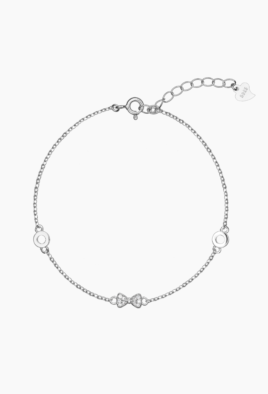 Bratara Zircon Bow din argint 925