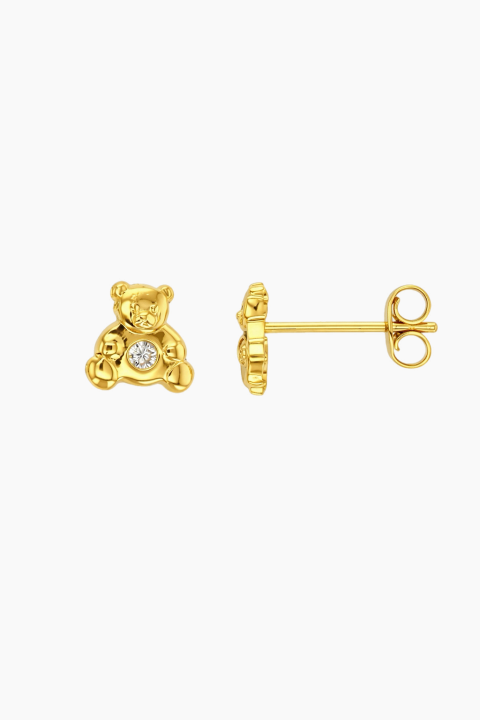 Cercei Gold Teddy din Aur 333 de 9k in forma de ursulet
