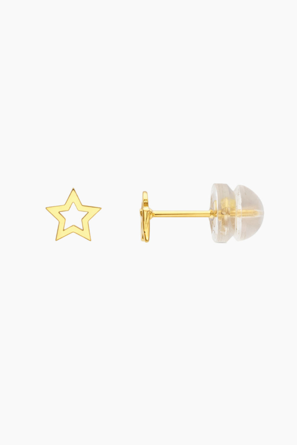 Cercei Delicate Star din Aur 333 de 9k