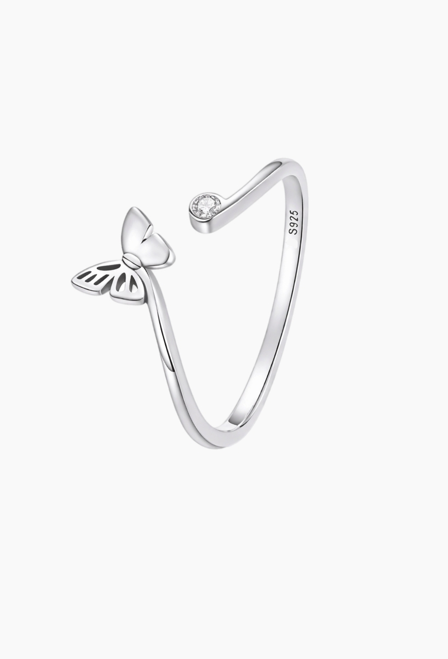 Inel din Argint 925 Charming Butterfly