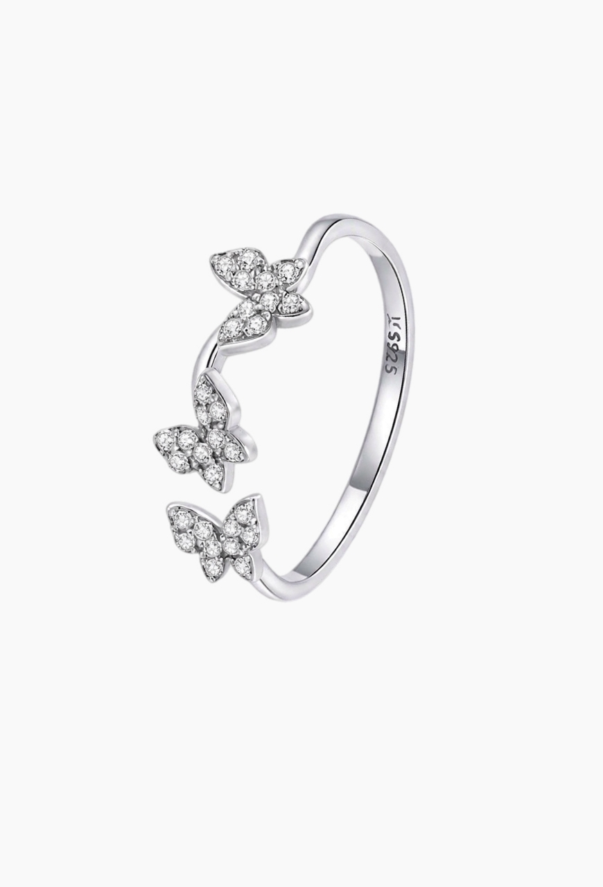 Inel din Argint 925 Butterfly Girl