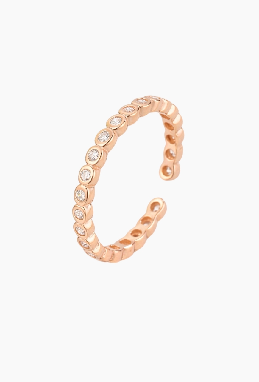 Inel din argint 925 Reverse auriu rose