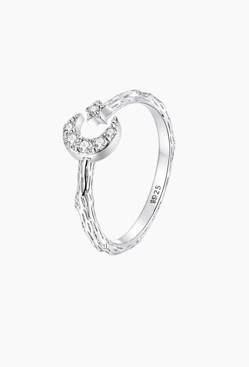 Inel din Argint 925 Moon Star