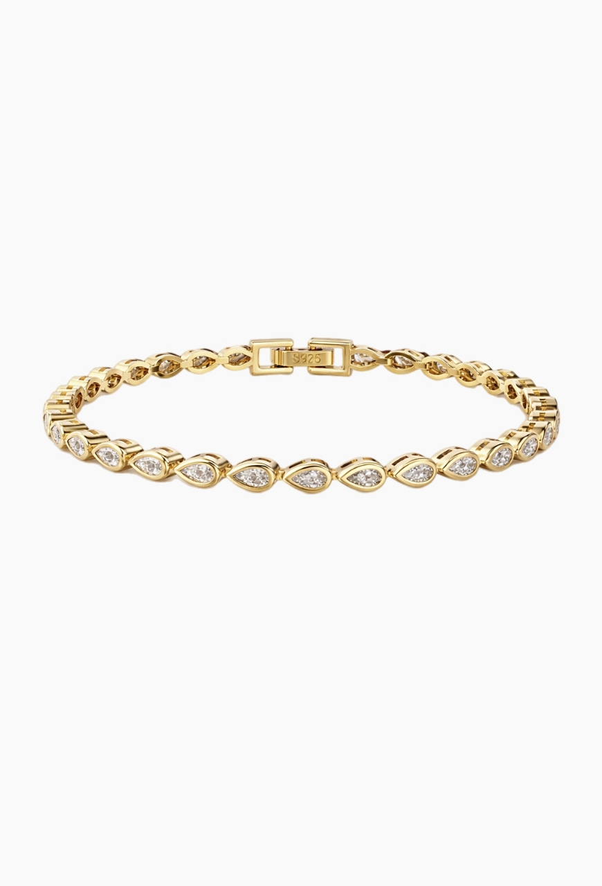 Bratara din argint 925 Capri placata cu Aur 14k