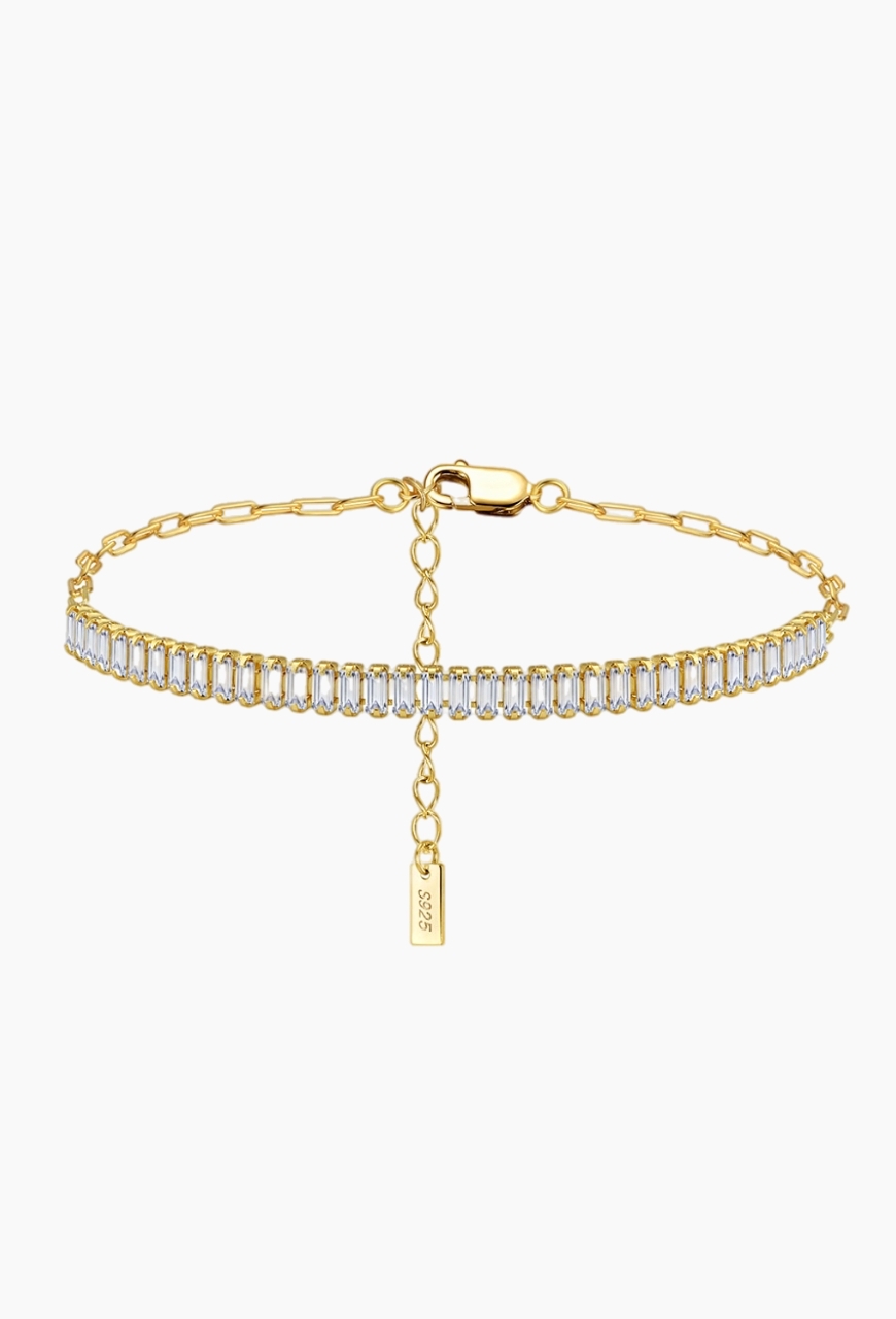 Bratara din argint 925 Casablanca placata cu Aur 14k