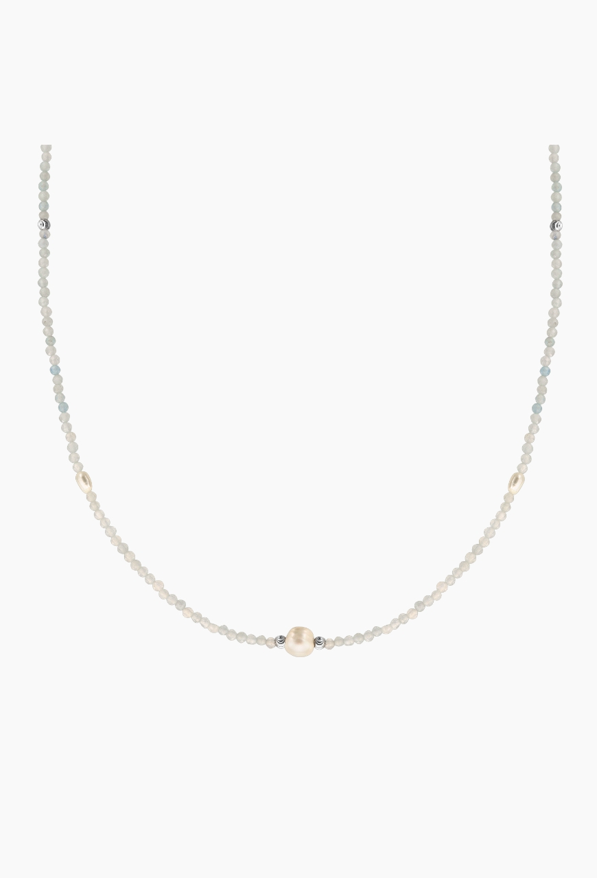 Colier la baza gatului Blue Bali din Acvamarin