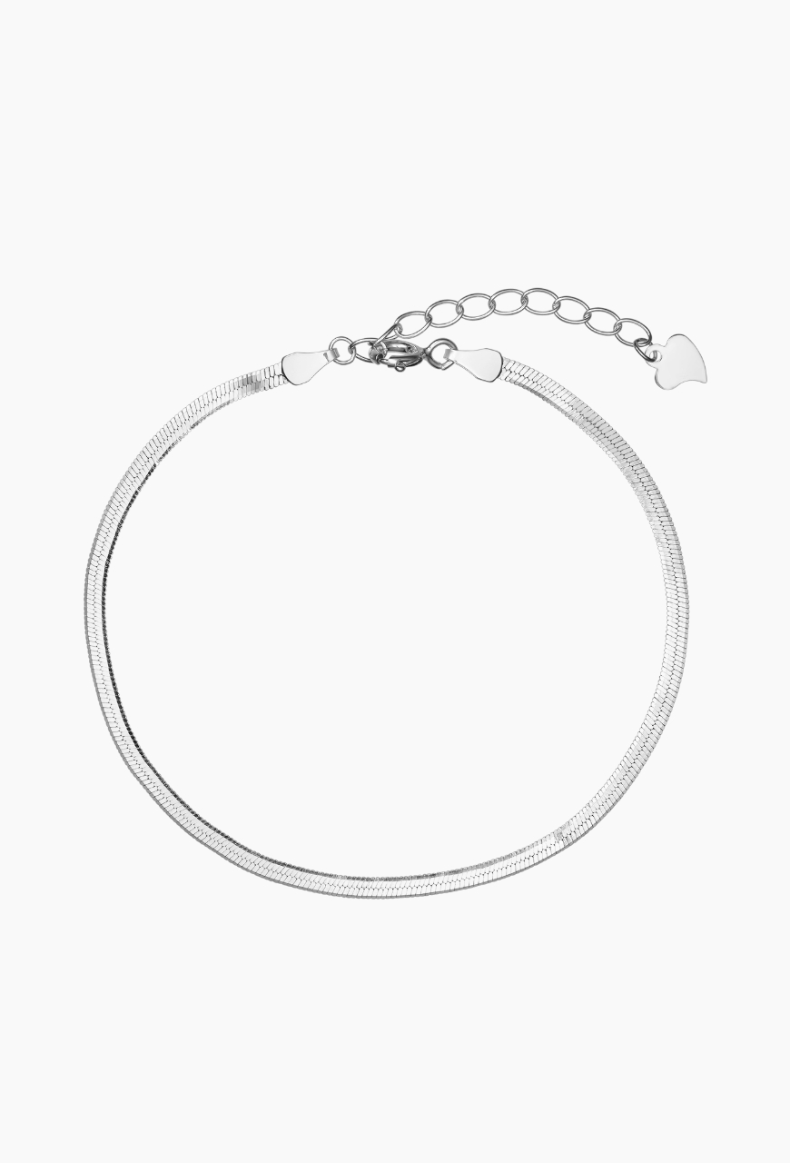 Bratara din argint 925 Fish Bone argintie