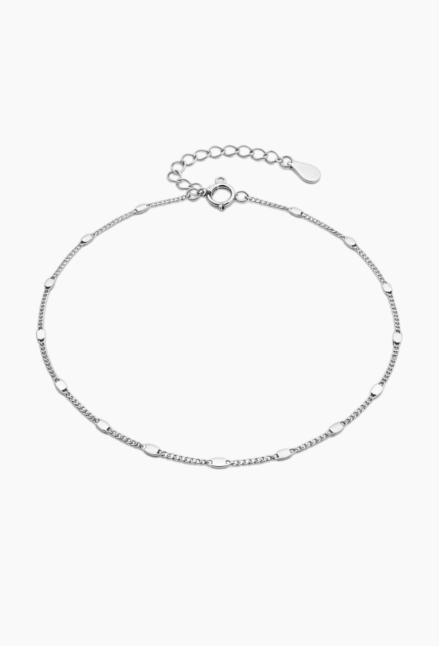 Bratara glezna picior Whisper din argint 925