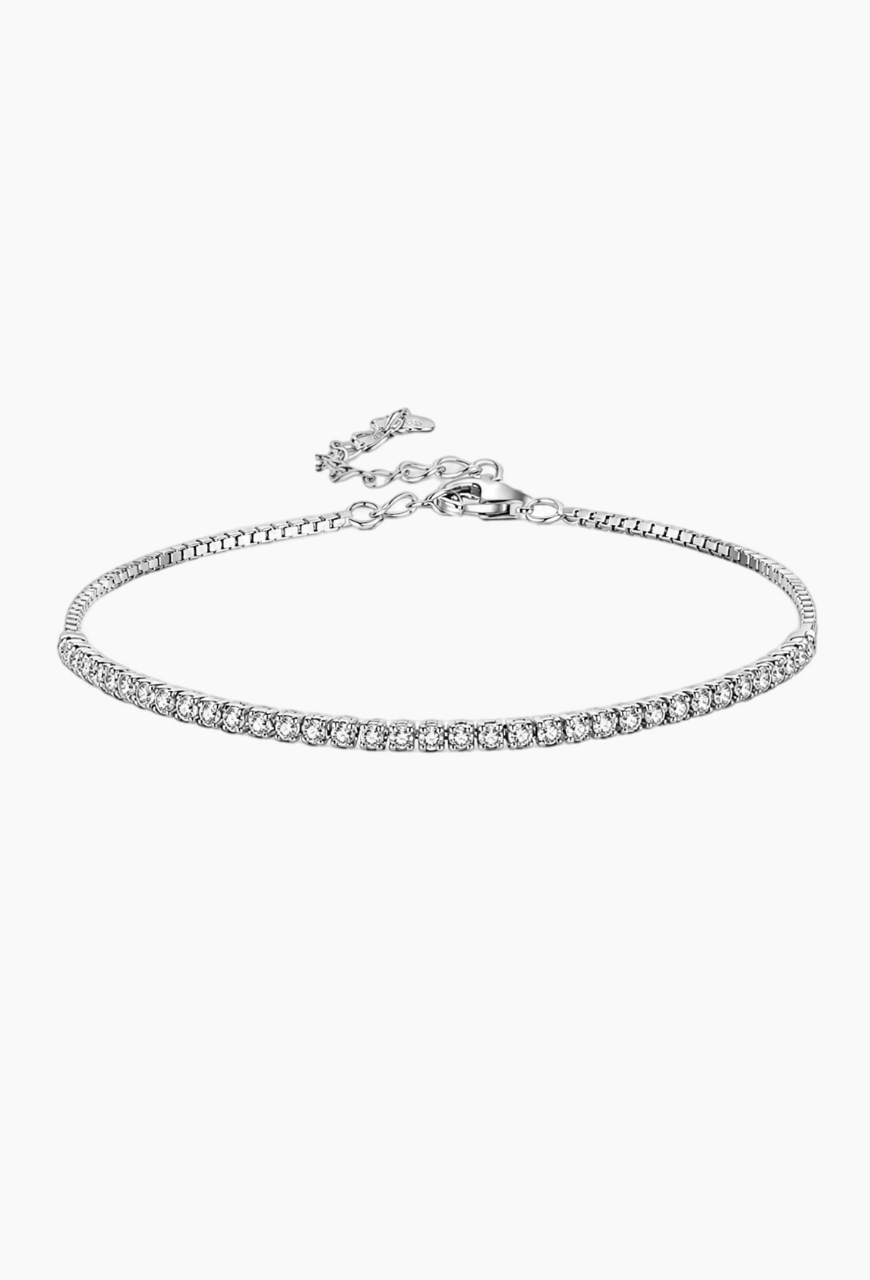 Bratara Half Tennis din Argint 925 cu pietre de zirconiu