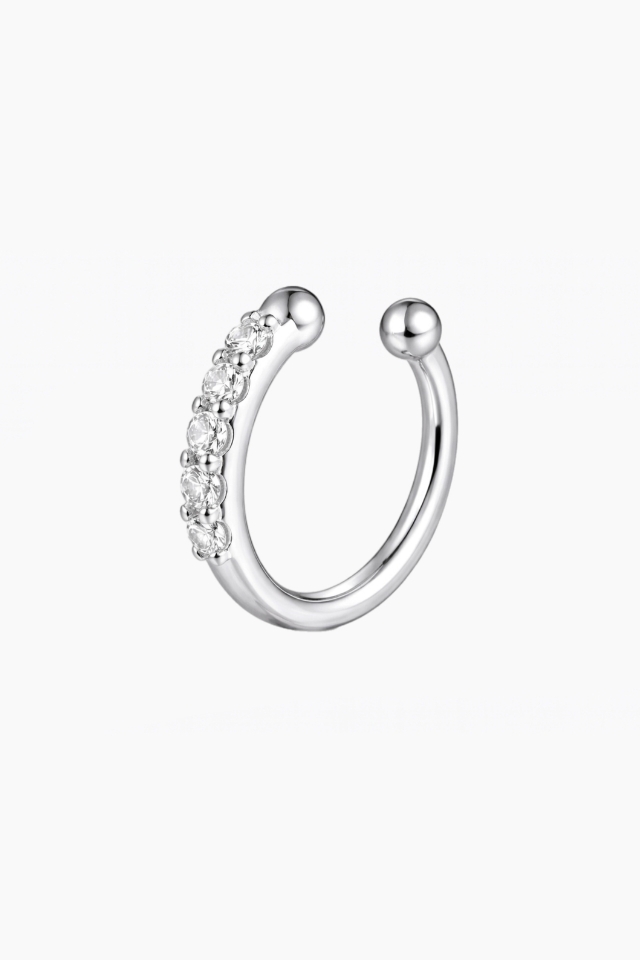 Cercei din argint 925 Magic Zircon tip ear cuff