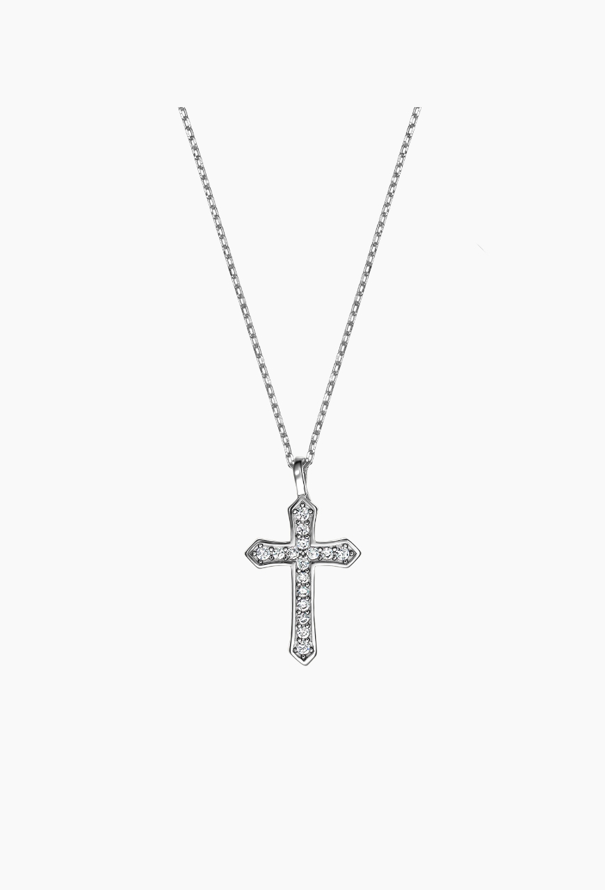 Lant din argint 925 Prayer Cross