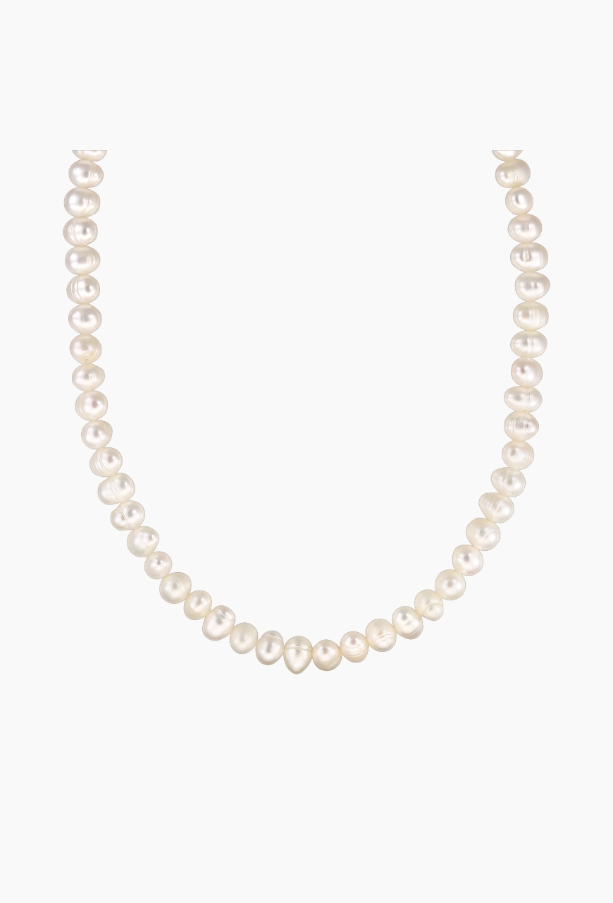 Colier din perle naturale de cultura de 6 mm