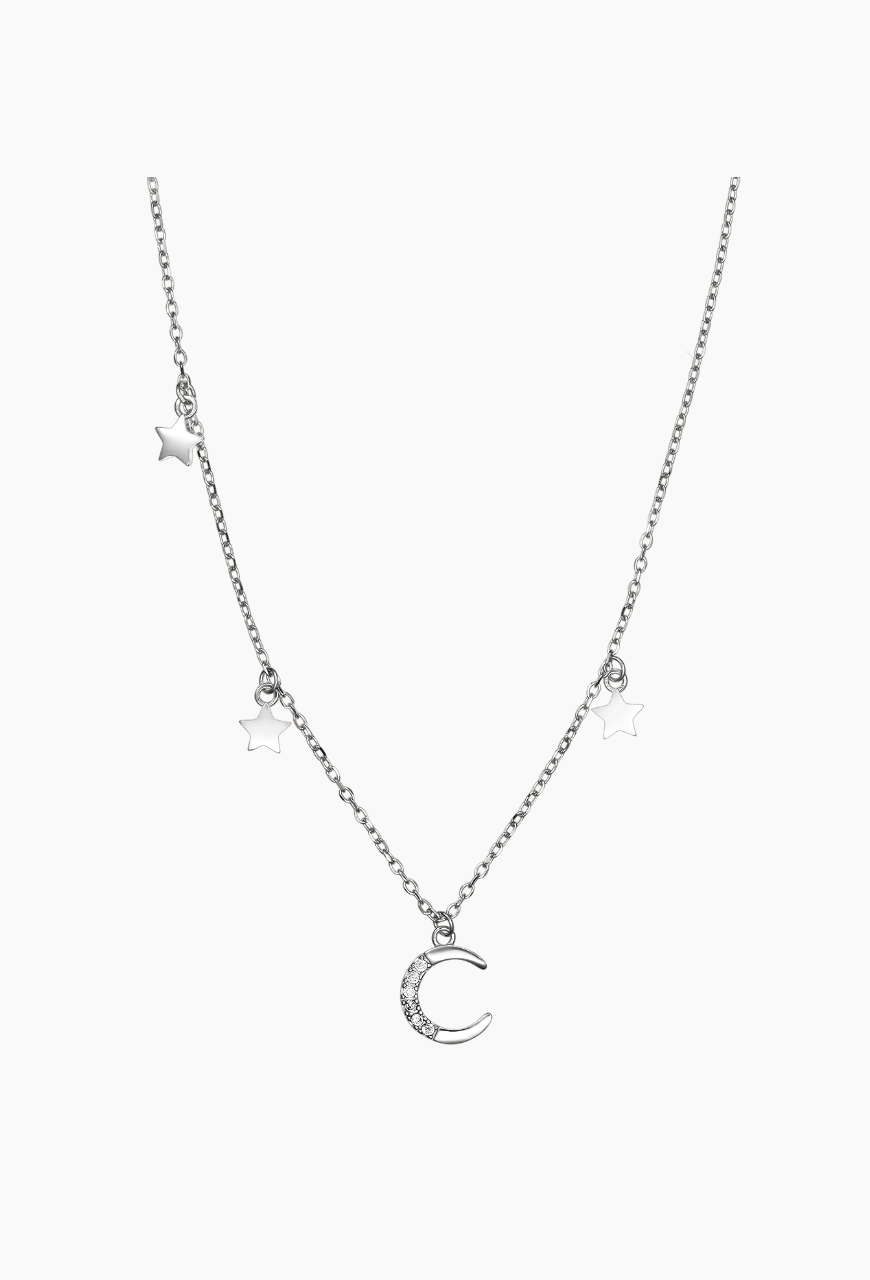 Lant din argint 925 Shine Bright cu stele si luna