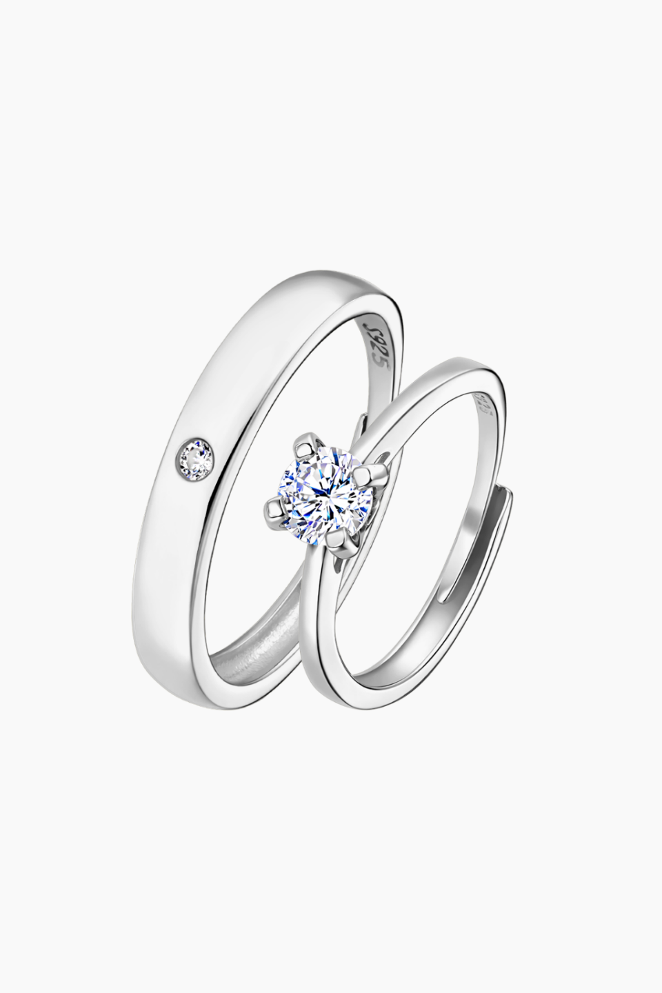 Set 2 inele din Argint 925 Forever in Love