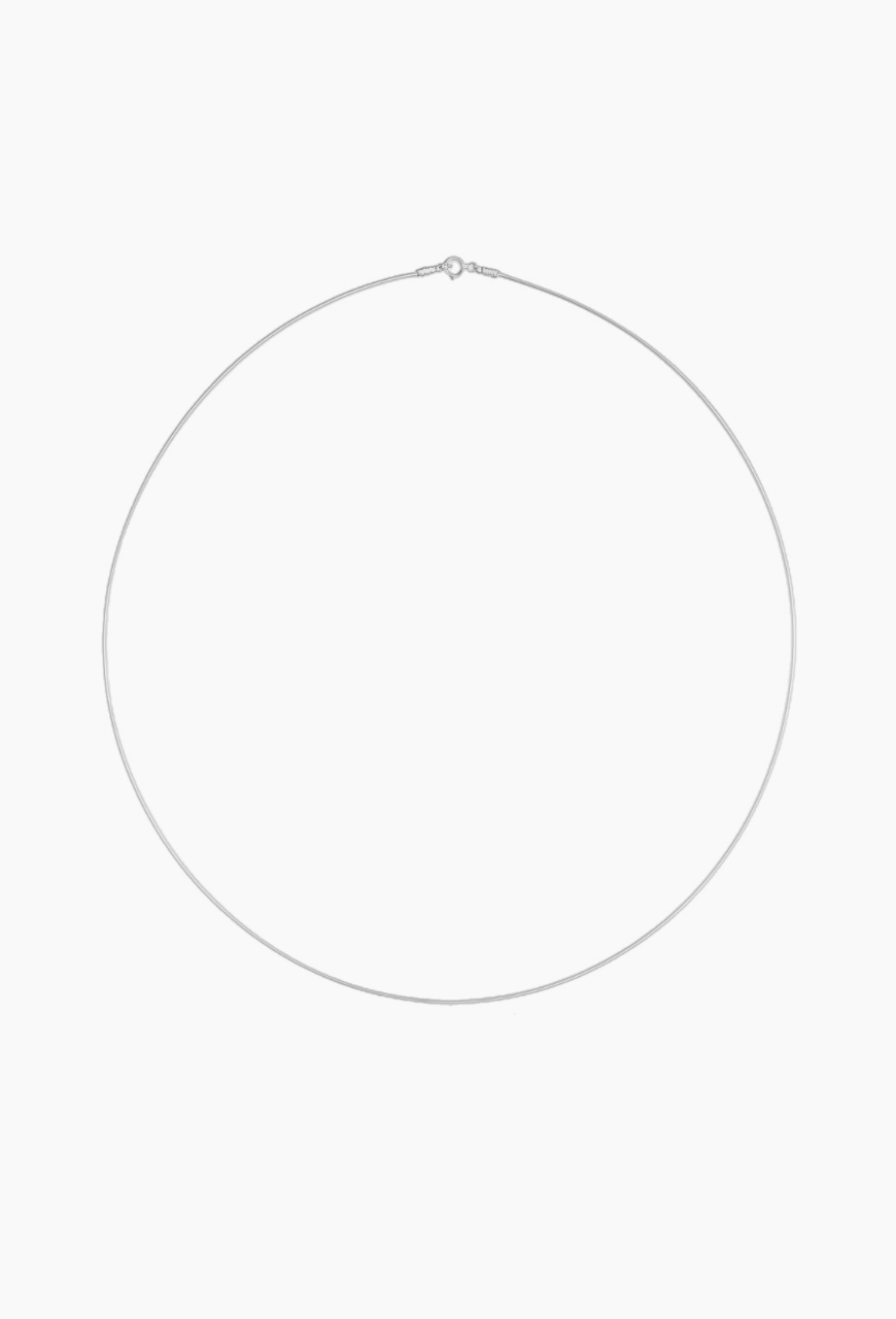 Colier la baza gatului pe fir invizibil cu accesorii argintii