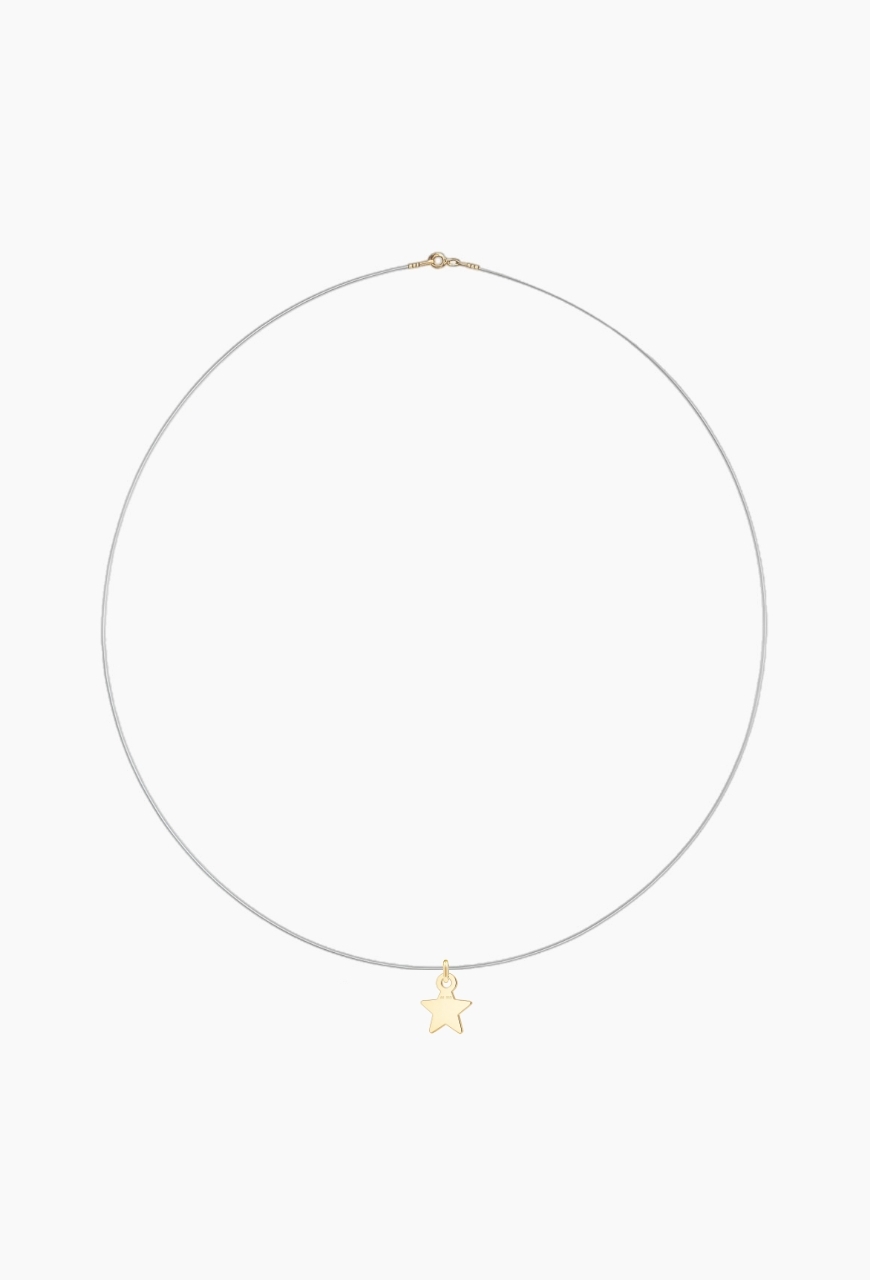 Colier la baza gatului Magic Star pe fir invizibil