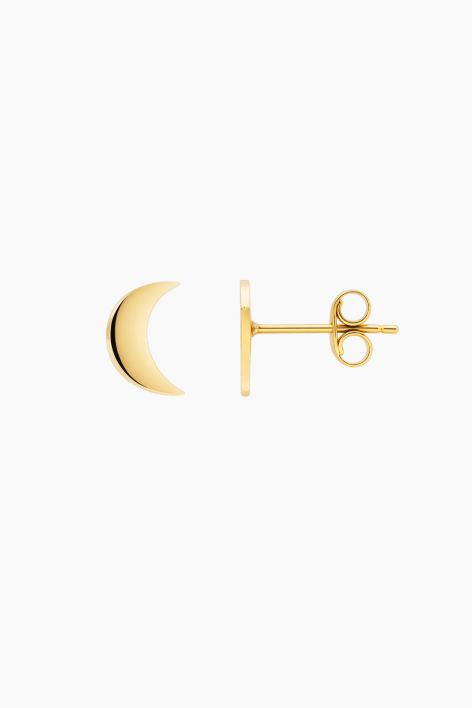 Cercei Crescent Moon din Aur 333 de 9k