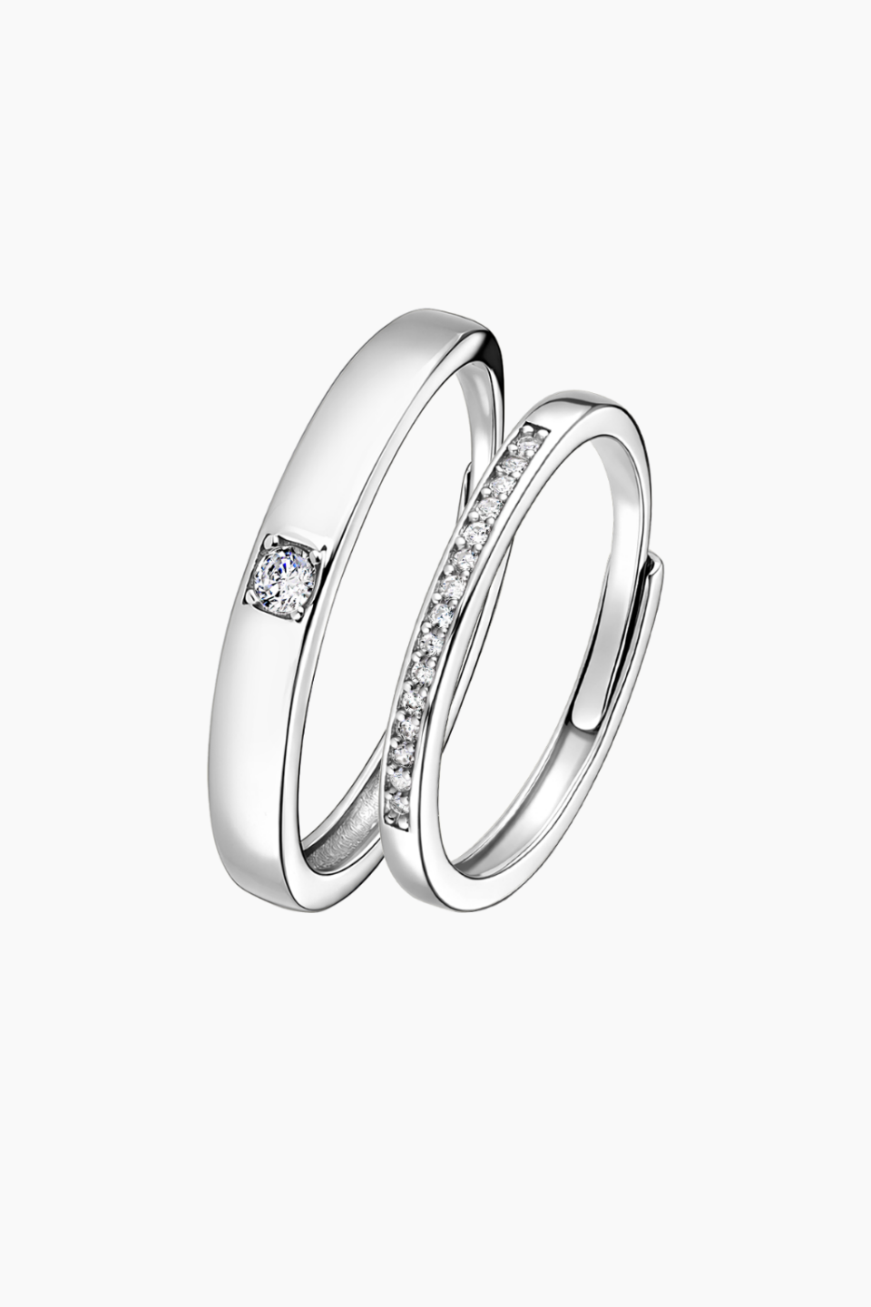 Set 2 inele din Argint 925 Ethernal Love